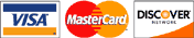 Visa MasterCard Discover Credit Card Logos